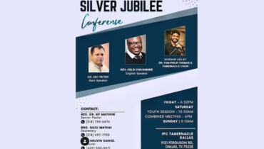 ഡാലസ് ഐപിസി റ്റാബർനാക്കിൾ സഭ സിൽവർ ജൂബിലി ആഘോഷിക്കുന്നു
