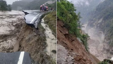 മിന്നൽ പ്രളയം; സിക്കിമിൽ 14 മരണം, 102 പേരെ കാണാതായി