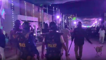 കർണാടകയിലെ ശിവമോഗയിൽ ഈദ് ഘോഷയാത്രയ്ക്ക് നേരെ കല്ലേറ്; നാല് പേർക്ക് പരിക്ക്