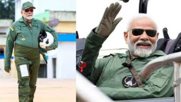 രാജ്യത്തിന്റെ അഭിമാനം; തേജസ് യുദ്ധവിമാനത്തില് യാത്ര ചെയ്ത് പ്രധാനമന്ത്രി, ചിത്രങ്ങള്