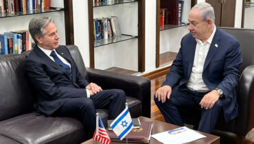 ജനങ്ങളെ സംരക്ഷിക്കണമെന്നു ബ്ലിങ്കന്‍; ബന്ദികളെ മോചിപ്പിക്കുന്നതുവരെ യുദ്ധമെന്ന് നെതന്യാഹു