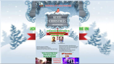 കൈരളി ഓഫ് ബാള്‍ട്ടിമോറിന്റെ ക്രിസ്മസ് പുതുവത്സര ആഘോഷങ്ങള്‍ ഡിസംബര്‍ 30ന്