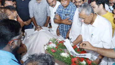 കാനം രാജേന്ദ്രന് ജന്മനാടിന്റെ യാത്രാമൊഴി ; സംസ്കാരം ഇന്ന് രാവിലെ 11 ന്