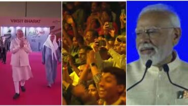 യുഎഇ-ഇന്ത്യ സ്നേഹബന്ധം വിവരിച്ച് പ്രധാനമന്ത്രി; അഹ്‍ലാൻ മോദി പരിപാടിയിൽ ആയിരങ്ങൾ, മലയാളമടക്കമുള്ള ഭാഷകളിൽ പ്രസംഗം