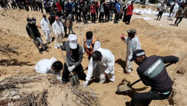 വിവസ്ത്രരാക്കിയും വികൃതമാക്കിയും ഗാസയിലെ കൂട്ടക്കുഴിമാടങ്ങളില്‍ നൂറുകണക്കിന് മൃതദേഹങ്ങള്‍ : ‘ഭയപ്പെടുത്തി’യെന്ന് യു.എന്‍ മനുഷ്യാവകാശ മേധാവി