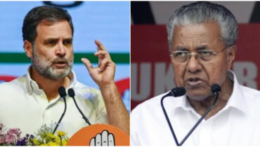 ‘കേരള മുഖ്യമന്ത്രി 24 മണിക്കൂറും എന്നെ ആക്രമിക്കുന്നു, ബിജെപിക്കെതിരെ മിണ്ടുന്നില്ല’, പിണറായി വിമർശനം കോട്ടയത്തും തുടർന്ന് രാഹുൽ