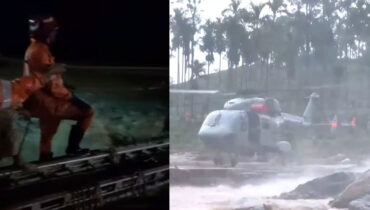 ചൂരൽമലയിൽ താത്കാലികപാലം നിർമിച്ചു; രാത്രിയിലും രക്ഷാപ്രവർത്തനം തുടരുന്നു