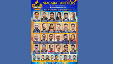 നയാഗ്ര പാന്തേഴ്സ് ആർട്സ് ആൻഡ് സ്പോർട്സ് ക്ലബ് ഭാരവാഹികളെ തിരഞ്ഞെടുത്തു