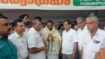 രാജീവ്‌ ജോസഫിൻ്റെ  അനിശ്ചിതകാല നിരാഹാരം 7ാം ദിനത്തിലേക്ക്: പിന്തുണ പ്രഖ്യാപിച്ച് പ്രവാസി, വ്യാപാരി സംഘടനകൾ