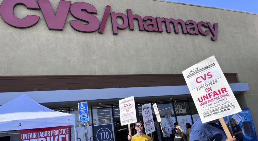 സിവിഎസ് ഫാർമസി ജീവനക്കാർ സമരത്തിൽ, ചർച്ചകൾ പുനരാരംഭിക്കുന്നതുവരെ ...