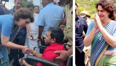 വയനാടിന്റെ മനം കവർന്ന് പ്രിയങ്ക, മീനങ്ങാടിയിൽ വീൽചെയറിൽ കാത്തിരുന്ന വിദ്യാർഥിയോട് സ്നേഹം പങ്കിട്ട് കുശലം ചോദിച്ച് ‘പ്രിയങ്ക’രി! വീഡിയോ വൈറൽ