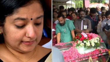 നവീന് ബാബുവിന് കണ്ണീരില് കുതിര്ന്ന യാത്രാമൊഴി…പൊട്ടിക്കരഞ്ഞ് കളക്ടര് ദിവ്യ എസ്. അയ്യര്