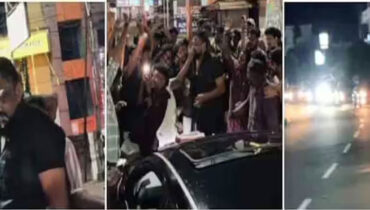 പൊതുനിരത്തില്‍ വഴി തടഞ്ഞ് കേക്കുമുറിച്ച് പിറന്നാള്‍ ആഘോഷം : ഒന്നാം പ്രതി പിടിയില്‍