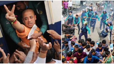 ‘ഇസ്കോൺ’ നിരോധിക്കണമെന്ന ആവശ്യം തള്ളി ധാക്ക ഹൈക്കോടതി; ചിന്മോയ് കൃഷ്ണദാസ് ബ്രഹ്മചാരിക്ക് ജാമ്യമില്ല, ആശങ്കയറിയിച്ച് ഇന്ത്യ