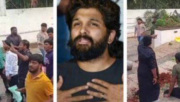 ഒരു കൂട്ടം ആളുകള് അതിക്രമിച്ചു കയറി, അല്ലു അര്ജുന്റെ വീട്ടിൽ ആക്രമണം; 8 പേരെ കസ്റ്റഡിയിലെടുത്ത് പൊലീസ