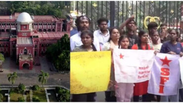 അണ്ണാ സർവകലാശാലക്കുള്ളിൽ സുഹൃത്തിനെ അടിച്ചോടിച്ച ശേഷം അപരിചിതൻ വിദ്യാർഥിനിയെ ബലാത്സംഗത്തിനിരയായി, ചെന്നൈയിൽ പ്രതിഷേധം കത്തുന്നു