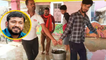 കനയ്യ കുമാര്‍ സന്ദര്‍ശിച്ചതിനു പിന്നാലെ ക്ഷേത്രം ഗംഗാജലം കൊണ്ട് കഴുകി, ബിഹാറില്‍ പുതിയ വിവാദം