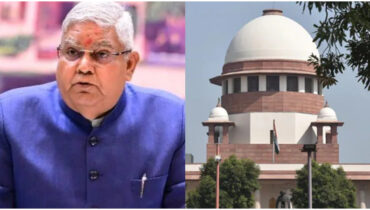 ‘രാഷ്ട്രപതിക്ക് സമയപരിധി നിശ്ചയിച്ച സുപ്രീം കോടതി വിധിയിൽ അതൃപ്തി’, ജഡ്ജിമാർ സൂപ്പർ പാർലമെന്‍റായി പ്രവർത്തിക്കാൻ ശ്രമമെന്നും ഉപരാഷ്ട്രപതി