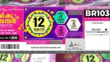 അടിച്ചു മോനെ! വിഷു ബംപര്‍ ലക്കടിച്ചത് പാലക്കാട്; 12 കോടിയുടെ ഭാഗ്യം VD 204266 നമ്പറിൽ