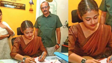 മനക്കരുത്തിൻ്റെ മറുപേര് പാർവതി, എറണാകുളം അസി. കലക്ടർ കസേരയിൽ ഇരിക്കുമ്പോൾ അഭിമാനത്തിളക്കം