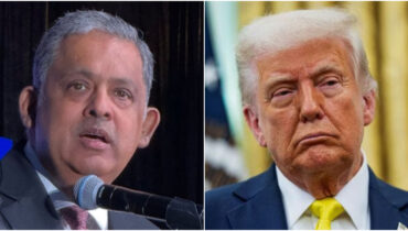 ഇന്ത്യ-പാക്കിസ്ഥാൻ സംഘർഷം യുദ്ധത്തിലേക്ക് നീങ്ങാതിരിക്കാൻ ട്രംപ് ഇടപെടണം; ആവശ്യവുമായി അമേരിക്കയിലെ പാകിസ്ഥാൻ അംബാസഡർ