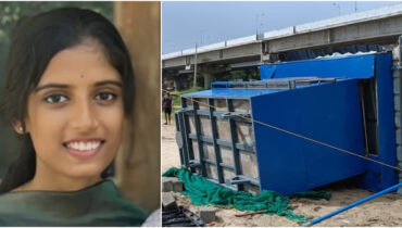 കേരളത്തിന് ഭീഷണിയായി ഒരു ന്യൂനമർദ്ദം കൂടി രൂപപ്പെട്ടു, കനത്ത മഴയിൽ വ്യാപക നഷ്ടം, തട്ടുകട തകന്ന് 18 കാരി മരിച്ചു; അതിതീവ്ര മഴ തുടരും, വിവിധ ജില്ലകളിൽ റെഡ് അലർട്ട്, അവധി