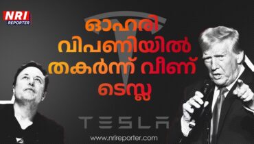 ചങ്കും ചങ്കും പോരടിക്കുമ്പോള് ഓഹരി വിപണിയില് തകര്ന്ന് വീണ് ടെസ്ല; 2025 ല് 380 ബില്യണ് ഡോളര് നഷ്ടം