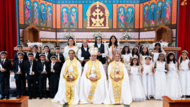 ഗാർലാന്റ് സെൻ്റ് തോമസ് ഫൊറോനാ ദേവാലയത്തിൽ കുട്ടികളുടെ ആദ്യകുര്‍ബാന