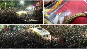 ‘കണ്ണേ കരളേ’, അർധരാത്രിയും ഹൃദയവേദന അണപൊട്ടിയൊഴുകുന്ന കേരളം, ജനസാഗരമായ എകെജി സെന്ററിന് അവസാനമായി ലാൽസലാം പറഞ്ഞ് വിഎസ്, പൊതുദർശനം ഇനി നാളെ