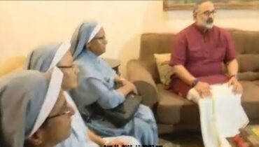 ഛത്തീസ്ഗഢിലെ കേസിൽ ജാമ്യം നേടിയ മലയാളി കന്യാസ്ത്രീകൾ ബിജെപി സംസ്ഥാന അധ്യക്ഷൻ രാജീവ്‌ ചന്ദ്രശേഖറിനെ കാണാനെത്തി, എഫ്ഐആർ റദ്ദാക്കൽ ചർച്ചയാകും