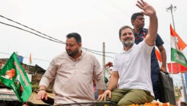 വോട്ട് കൊള്ള; രാഹുൽ ഗാന്ധിയുടെ വോട്ടർ അധികാർ യാത്ര ബിഹാറിൽ തുടരുന്നു
