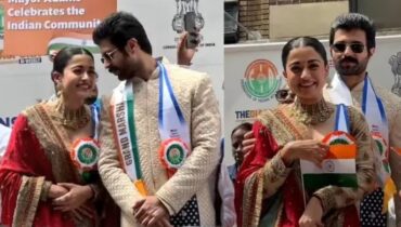 ഇരുവരും പ്രണയത്തിലോ? ന്യൂയോര്ക്കിൽ ഒരുമിച്ചെത്തി വിജയ്യും രശ്മികയും, ഇന്ത്യ ഡേ പരേഡിലെ വീഡിയോ വൈറല്