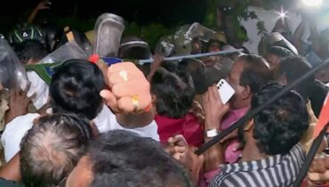 യുവ നടി റിനി ആൻ ജോർജിന്റെ വെളിപ്പെടുത്തൽ; രാഹുൽ  മാങ്കൂട്ടത്തിലിനെതിരെ പ്രതിഷേധവുമായി ബിജെപി