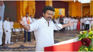 234 മണ്ഡലങ്ങളിലും സ്ഥാനാർഥി ‘ഞാൻ’ തന്നെ, തമിഴ്നാടിനെ ഇളക്കിമറിച്ച് വിജയിന്‍റെ തീപ്പൊരി പ്രസംഗം; സ്റ്റാലിൻ അങ്കിളെന്ന് പരിഹാസം, എംജിആറിന്‍റെ പാർട്ടി എവിടെയെന്ന് ചോദ്യം