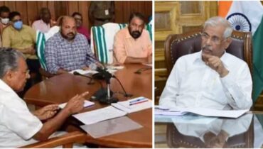 വിസി നിയമനത്തിൽ സർക്കാർ-ഗവർണർ പോര് കനക്കുന്നു, മുഖ്യമന്ത്രിയും രംഗത്ത്; പുതിയ നിയമനങ്ങൾ റദ്ദാക്കണമെന്നാവശ്യപ്പെട്ട് കത്ത് നൽകി