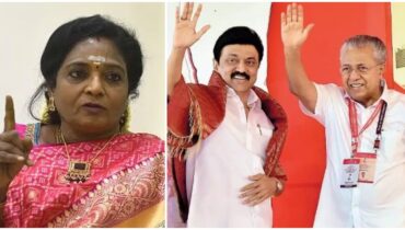 പിണറായി വിജയൻ ‘പെരിയാർ’ വിജയൻ ആകുന്നു, തമിഴ്നാട്ടിലെ 35000 ക്ഷേത്രങ്ങളിൽ ഒന്നിലും പോകാത്ത സ്റ്റാലിൻ എന്തിന് അയ്യപ്പ സംഗമത്തിൽ പങ്കെടുക്കുന്നു; വിമർശിച്ച് ബിജെപി