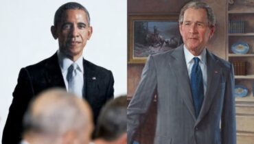 പൊതുജനം കാണരുത്! ഒബാമയെയും ബുഷിനെയും ‘തുക്കി’ ട്രംപ്, വൈറ്റ് ഹൗസിലെ പ്രധാന്യമില്ലാത്ത സ്ഥലത്തേക്ക് ചിത്രങ്ങൾ മാറ്റി