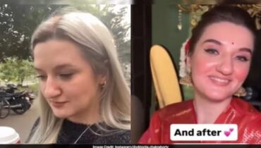 ഇന്ത്യക്കാരനെ വിവാഹം കഴിച്ചതിന് ശേഷമുള്ള മാറ്റങ്ങളുമായി ഉക്രേനിയൻ യുവതി