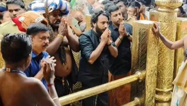 വിവാദങ്ങള്‍ തണുക്കുംമുമ്പ് അയ്യനെ കാണാനെത്തി രാഹുല്‍ മാങ്കൂട്ടത്തില്‍; ശബരിമലയില്‍ നിര്‍മാല്യം തൊഴുത് ഉഷപൂജയിലും പങ്കെടുത്തു