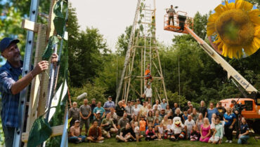 35 അടി 9 ഇഞ്ച് ഉയരം,  ലോകത്തിലെ ഏറ്റവും ഉയരം കൂടിയ സൂര്യകാന്തി ഇതാ ഇവിടെയുണ്ട്, യുക്രെയ്‌ന്റെ ഓര്‍മ്മകള്‍പേറി വളരുന്നു