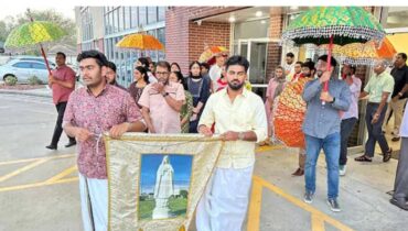 ഹൂസ്റ്റണിലെ സെന്റ് മേരീസ് ക്‌നാനായ കത്തോലിക്കാ ഫൊറോനാ ദേവാലയത്തിൽ തിരുനാളിന് കൊടിയിറങ്ങുന്നു