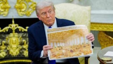 വൈറ്റ് ഹൗസിൻ്റെ മുഖഛായ മാറ്റി ട്രംപ്, പുതിയ ബോൾ റൂമിൻ്റെ പണി പുരോഗമിക്കുന്നു