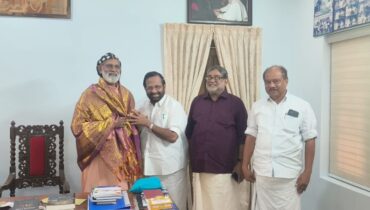 മാവേലിക്കര ബിഷപ്പായി ചുമതലയേറ്റ ഡോ. മാത്യൂ പോളികാര്പ്പസ് തിരുമേനിയെ ആദരിച്ചു