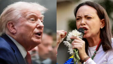 ”സമാധാന നൊബേല്‍ നേടിയ മരിയ മച്ചാഡോയ്ക്ക് ഞാന്‍ പല അവസരങ്ങളിലും സഹായം നല്‍കിയിട്ടുണ്ട്, ദശലക്ഷക്കണക്കിന് ജീവൻ രക്ഷിച്ചതിനാൽ ഞാൻ സന്തോഷവാനാണ്”- ട്രംപ്