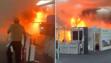 യുഎൻ കാലാവസ്ഥാ ഉച്ചകോടി വേദിയിൽ വൻ തീപിടിത്തം; ഇന്ത്യൻ പരിസ്ഥിതി മന്ത്രിയും 20 മാധ്യമപ്രവർത്തകരും അടക്കം സുരക്ഷിതരായി രക്ഷപ്പെട്ടു