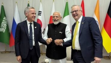 ജി20 ഉച്ചകോടി; ഓസ്ട്രേലിയ- കാനഡ- ഇന്ത്യ സാങ്കേതിക സഹകരണ കൂട്ടായ്മ പ്രഖ്യാപിച്ച്  നരേന്ദ്ര മോദി