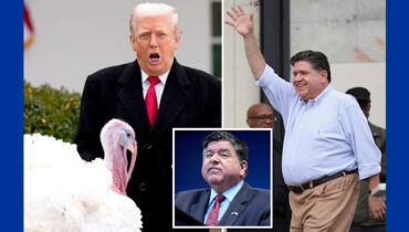 തടിയനും മടിയനും… ഇല്ലിനോയി ഗവർണർ ജെ.ബി. പ്രിറ്റ്‌സ്‌കറെ ക്രൂരമായി പരിഹസിച്ച് ട്രംപ്