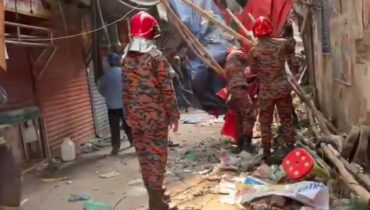 ബംഗ്ലാദേശ് ഭൂചലനം: കെട്ടിടത്തിൻ്റെ മേൽക്കൂരയടക്കം തകർന്ന് 6 മരണം