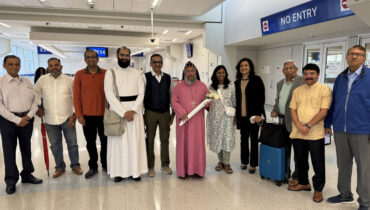 ബിഷപ് ഡോ.മാർ പൗലോസിന് ഡാലസ് അന്താരാഷ്ട്ര വിമാനത്താവളത്തിൽ ഊഷ്മള വരവേൽപ്പ് 