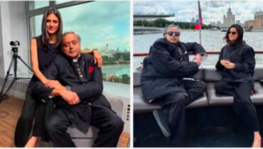 കോൺഗ്രസുമായി ഇടഞ്ഞു കൊണ്ടിരിക്കുന്ന ശശി തരൂരിൻ്റെ പുതിയ ചിത്രങ്ങൾ വൈറൽ; മാധ്യമപ്രവർത്തകയുമായി ‘ഇന്ത്യ- റഷ്യ സ്പെഷ്യൽ’ ചിത്രങ്ങൾ